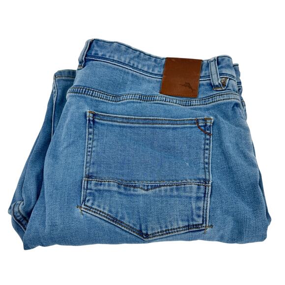 Tommy Bahama Jeans Mens 38x30 ACTUAL Blue Denim Coastal Stretch - Picture 1 of 9